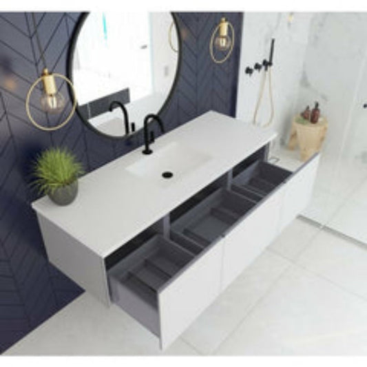 Laviva Vitri 60" Double Vanity - 313VTR-60DCW,