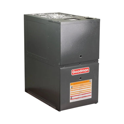 Goodman - 120,000 BTU 80% Gas Furnace - 24.5" Width - Upflow / Horizontal - Single Stage - 115V - R32 - GR9S801205DN