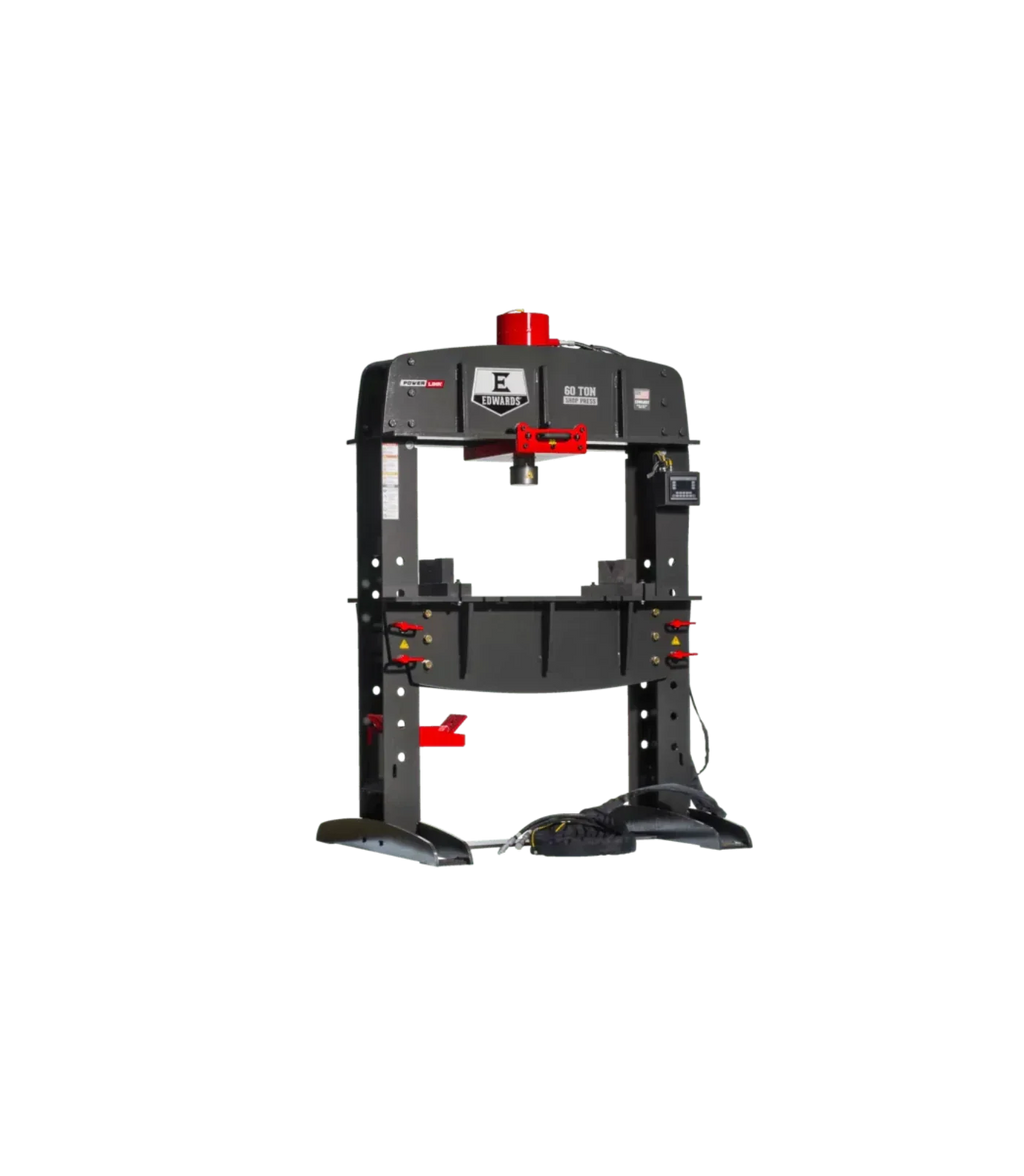 EDWARDS 60 Ton Shop Press w/ PLC & Portable Power Unit 3 Phase, 460V - ED9-HAT8080