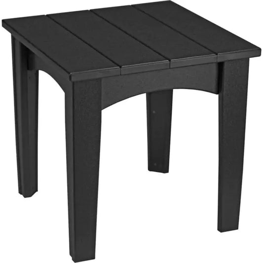 LuxCraft Poly Island End Table - IETBK