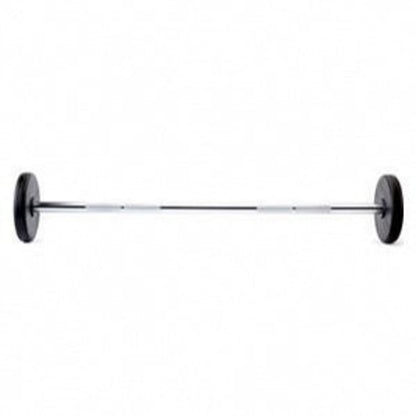 Johnson Health Tech XULT Urethane Multi-Sided Barbells - XULT Urethane Multi-Sided Barbell, Straight, Black Plus, 100 lb. - XT-100URE-BBSTM-P