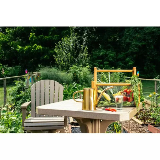 LuxCraft 41" Bar Height Poly Square Table - P41STBHB
