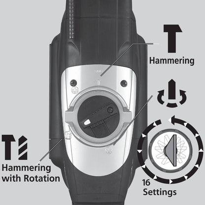 Makita  1-3/4" AVT Rotary Hammer, accepts SDS-MAX bits, 2-mode, var. spd., case - HR4510C
