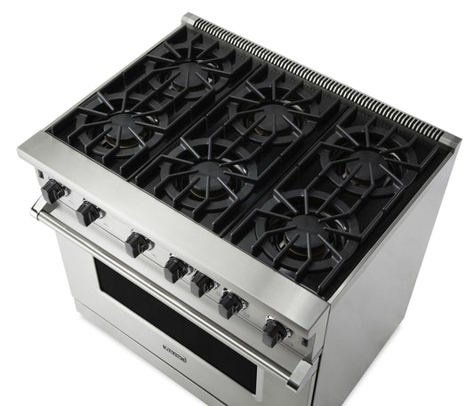 VIKING 36" Open Burner Gas Range Viking 5 Series Pink - VGIC53626BBHLP