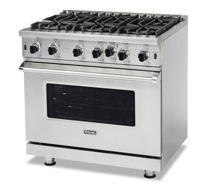 VIKING 36" Open Burner Gas Range Viking 5 Series Pink - VGIC53626BBH