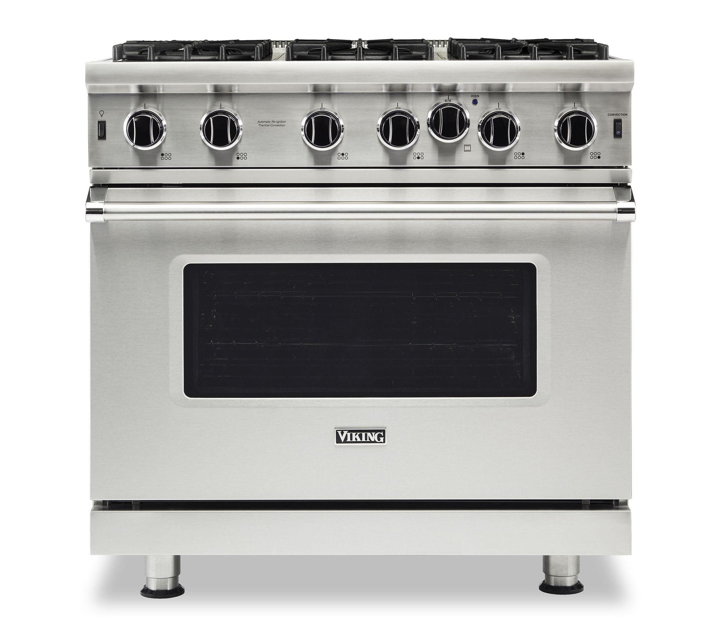 VIKING 36" Open Burner Gas Range Viking 5 Series Yellow - VGIC53626BDA