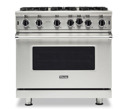 VIKING 36" Open Burner Gas Range Viking 5 Series Blue - VGIC53626BNS