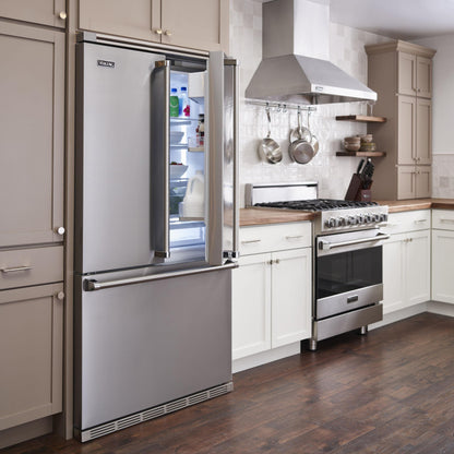 VIKING 30" Self-Cleaning Dual Fuel Range Viking 3 Series Gray - RVDR33025BSQ