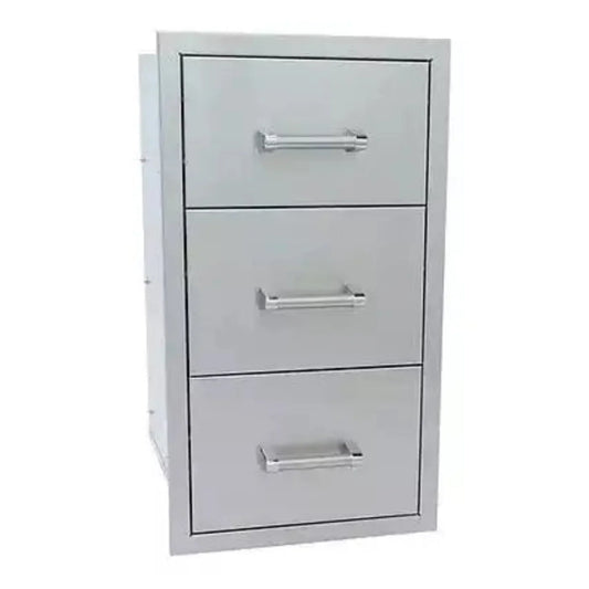 Kokomo Outdoor Kitchen Stainless Steel Triple Drawer - KO-TD18