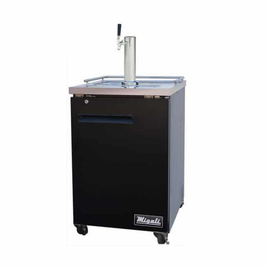 Migali  (1) Single Draft Tower 23.5? Beer Dispenser (1) 1/2 Keg Capacity - C-DD23-1-HC