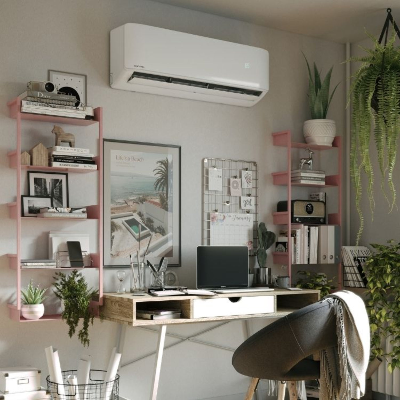 MRCOOL DIY 5th Gen 2-Zone 36,000 BTU Ductless Mini Split Air Conditioner & Heat Pump with Pre-Charged Line Sets (12K+24K) - , DIYM248HP